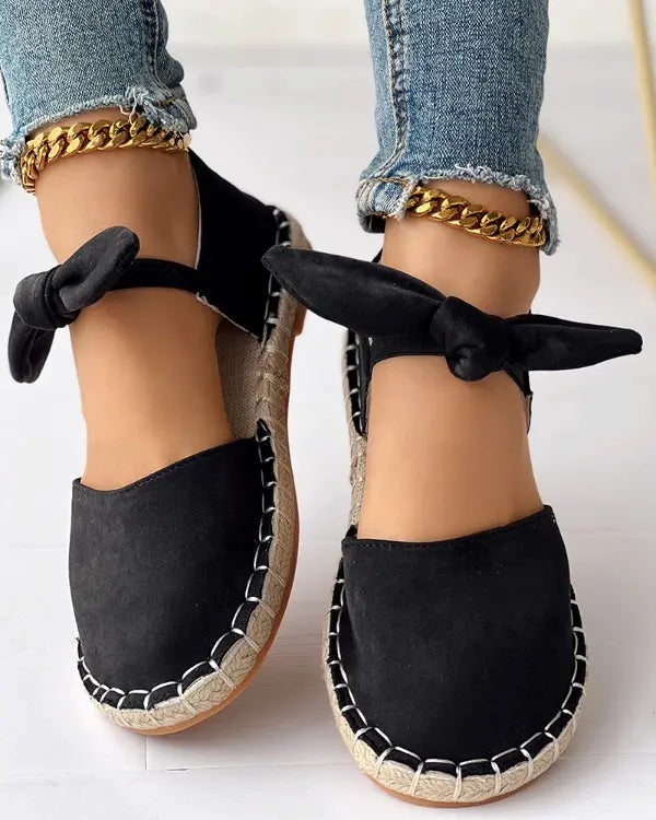 CD | Sandale | Sandale slip-on cu fundiță