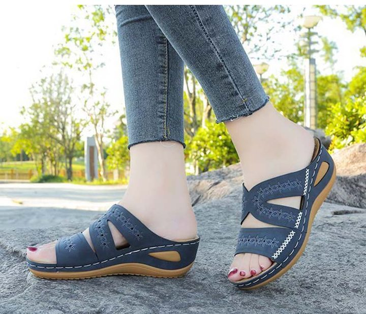 CD | ortopedice groase platforma de dimensiuni mari slip-on sandale-cumpară 2 transport gratuit