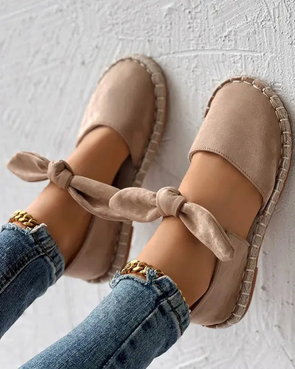 CD | Sandale | Sandale slip-on cu fundiță