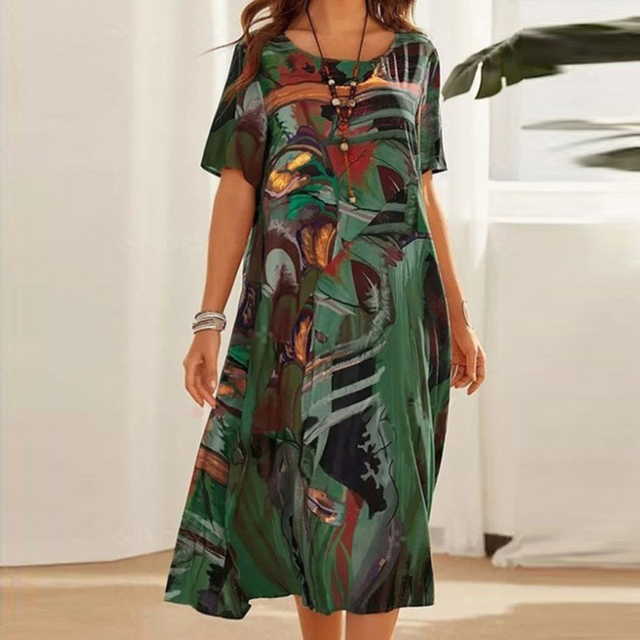 CD - Rochie florală confortabilă