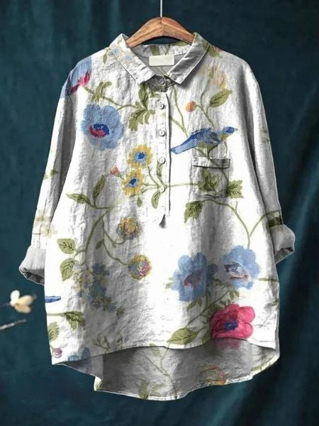 CD | Bluză florală elegantă și versatilă