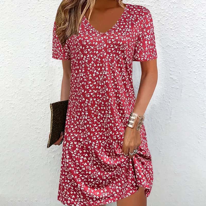 CD - Rochie casual cu flori