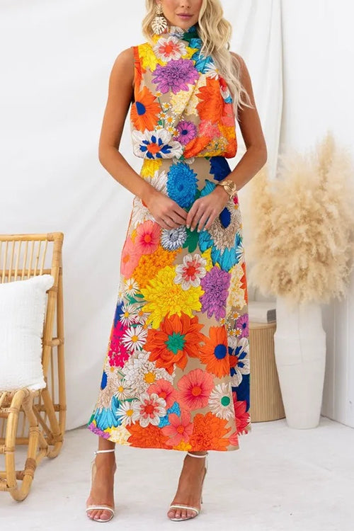 CD | Liora rochie maxi cu imprimeu floral