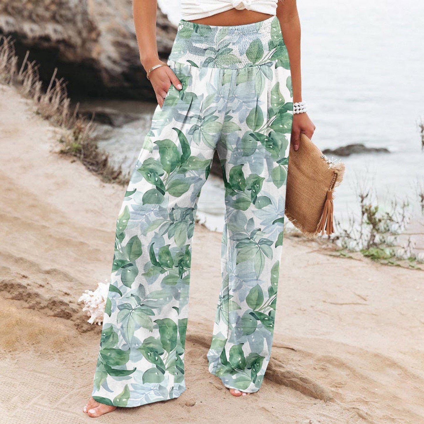 CD | Pantaloni imprimați eleganți și confortabili