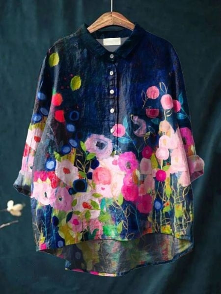 CD | Bluză florală elegantă și versatilă