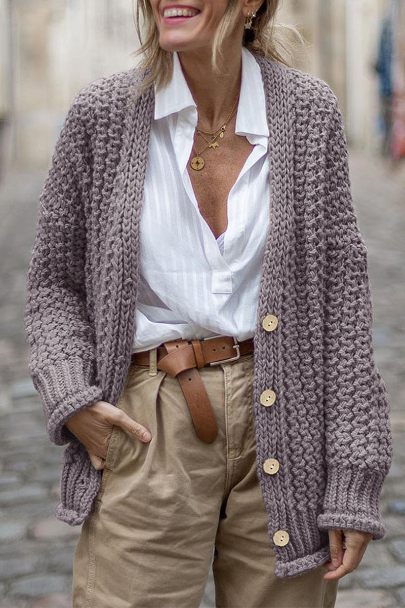 CD | Cardigan de iarnă casual și confortabil
