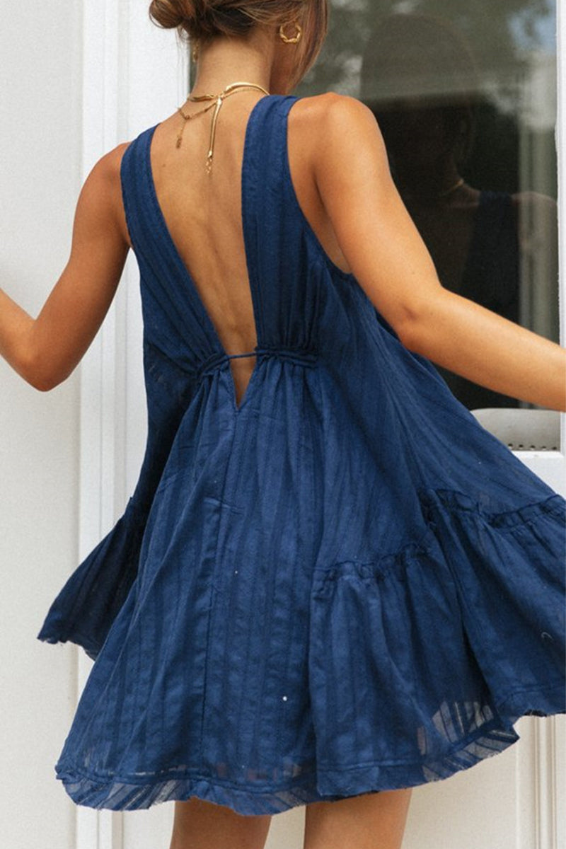 CD | Halter rochie mini care curge