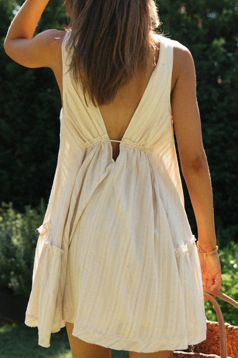 CD | Halter rochie mini care curge
