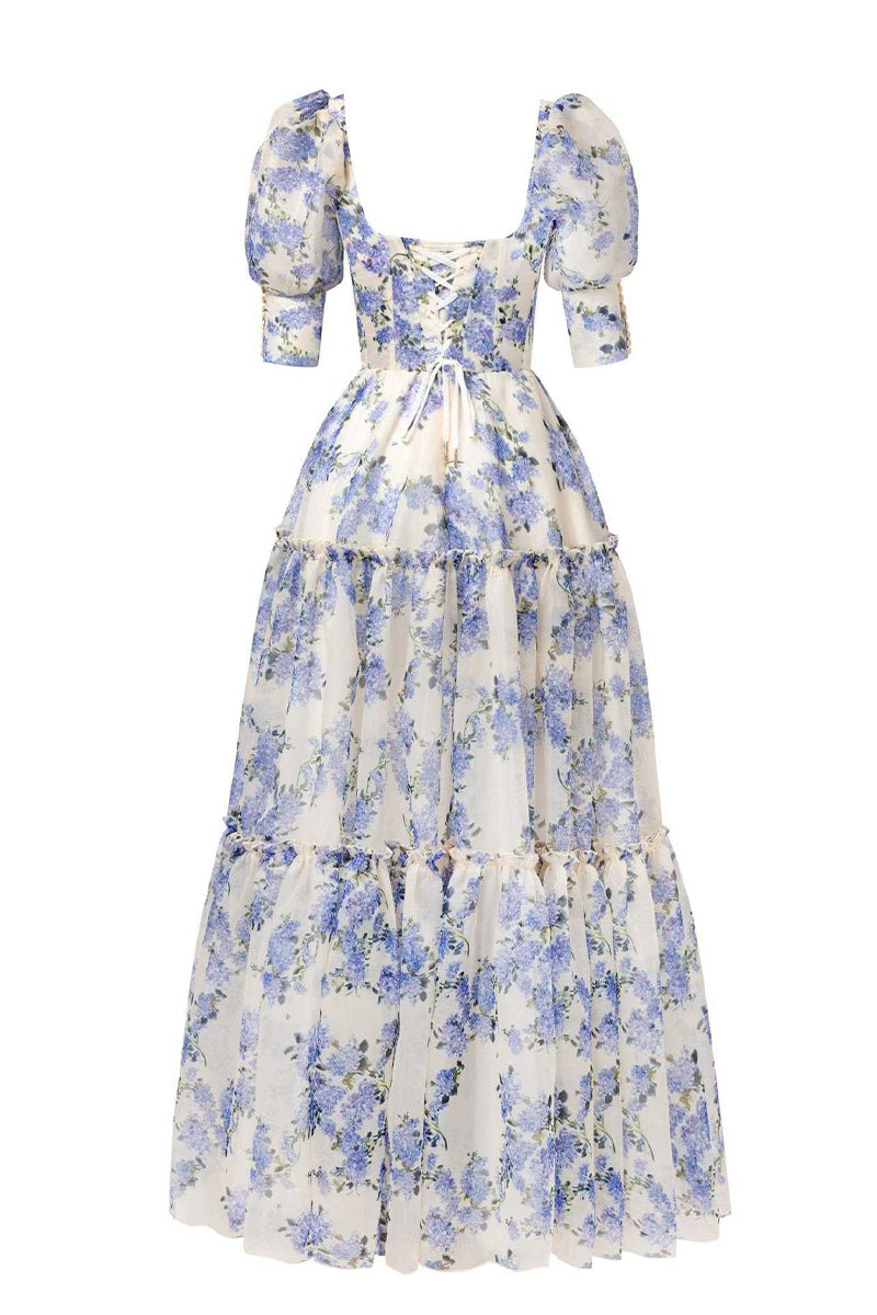 CD | Celebrități Rochii de seară elegante cu patchwork floral fără umeri