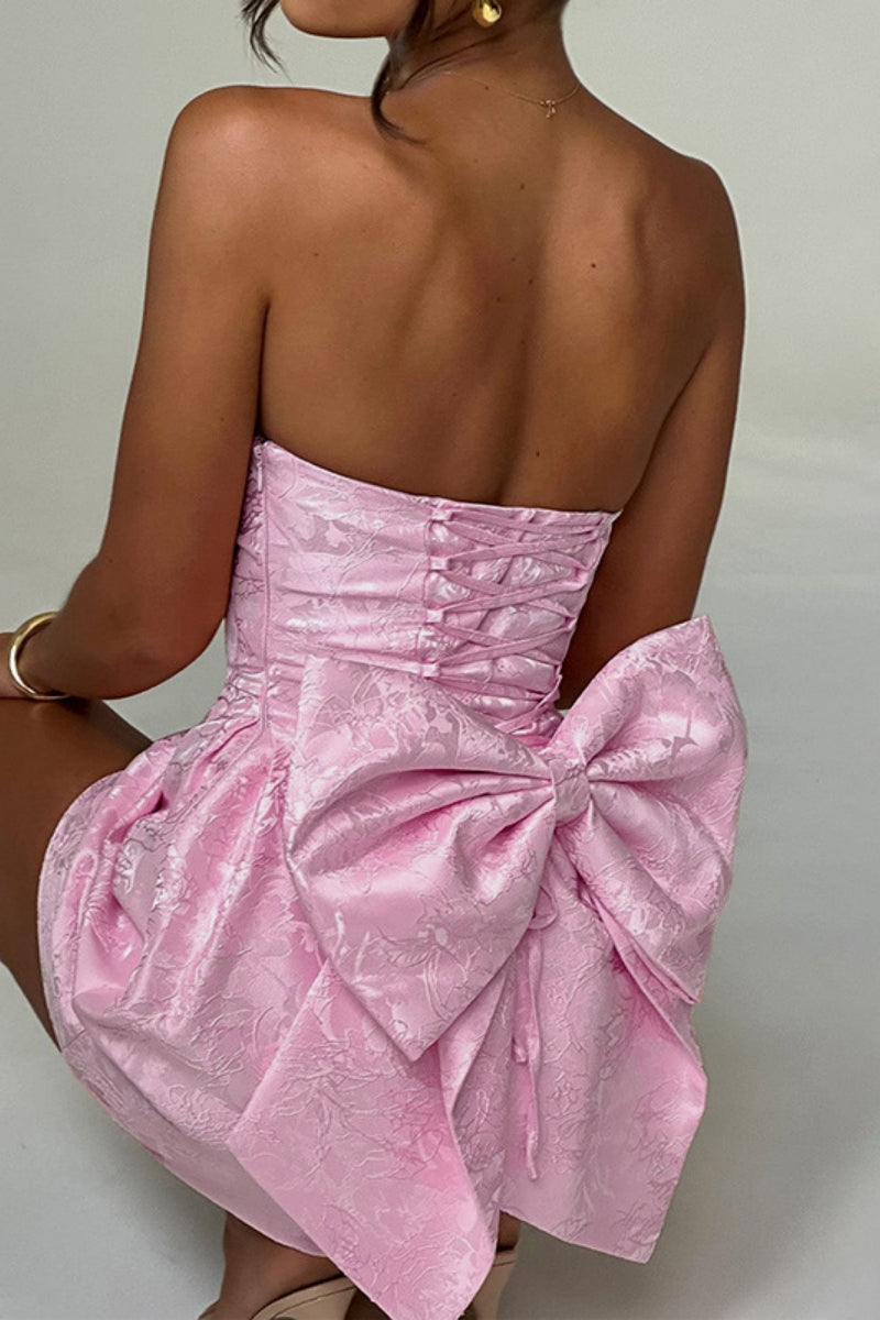 CD | Bustier rochie mini jacquard