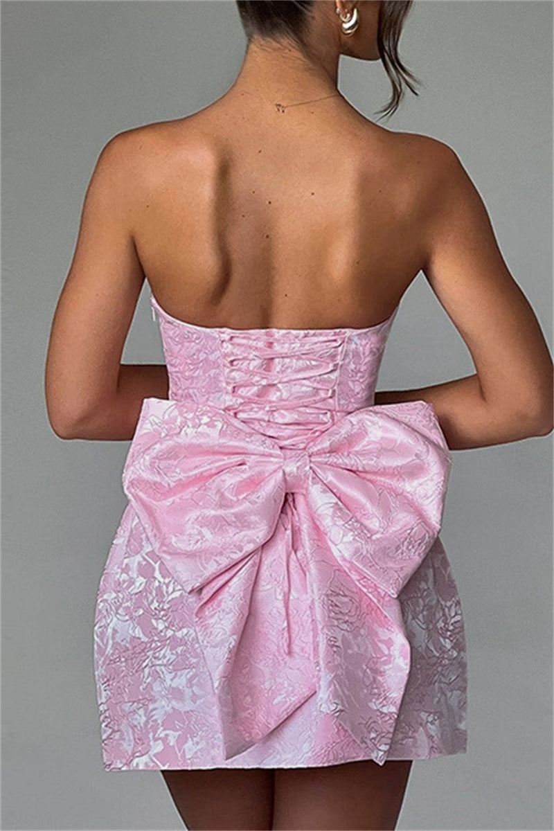 CD | Bustier rochie mini jacquard