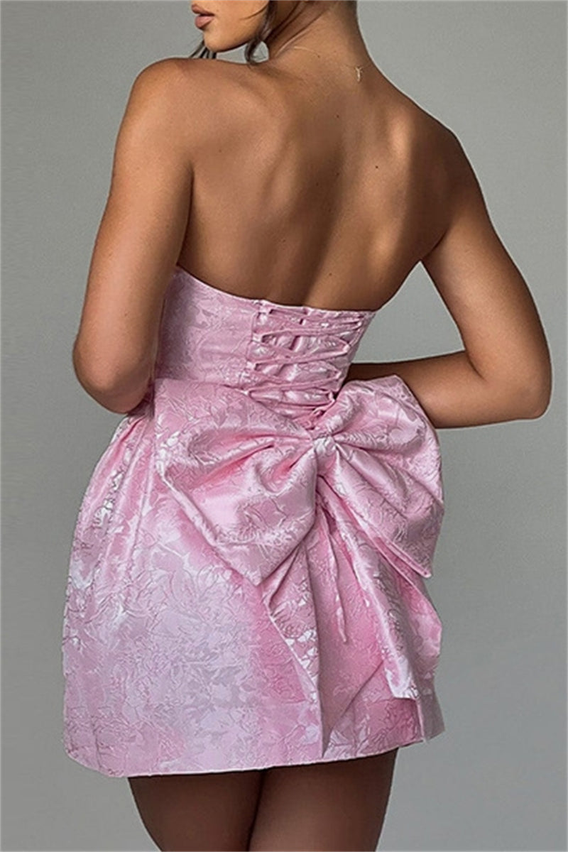 CD | Bustier rochie mini jacquard