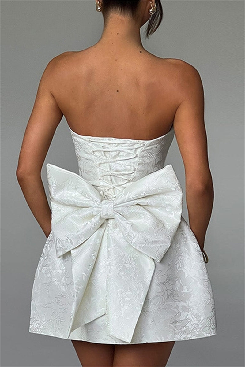 CD | Bustier rochie mini jacquard