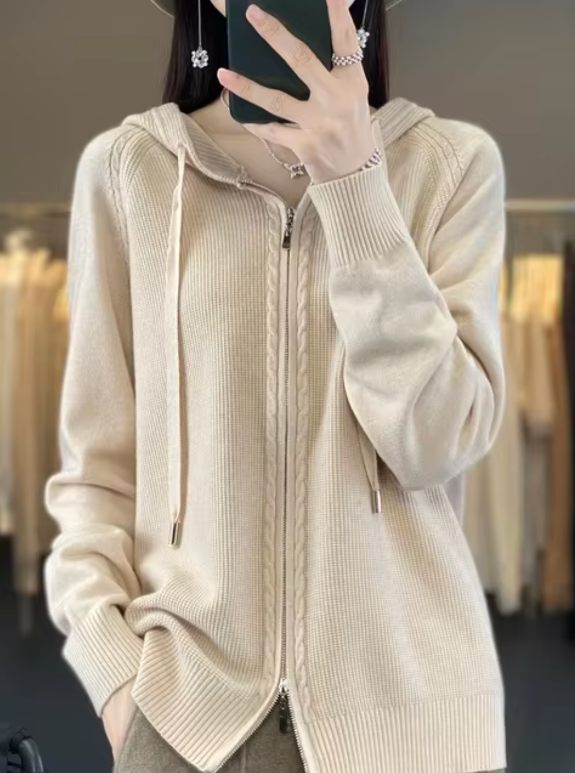 CD | Cardigan de iarnă relaxat și elegant