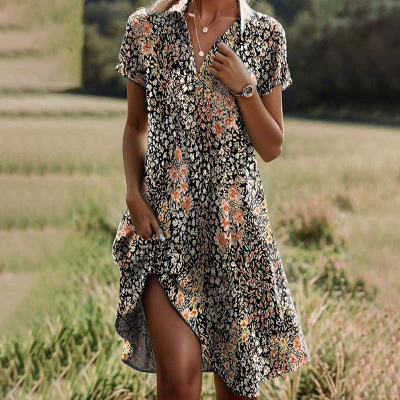 CD - Rochie vintage cu flori