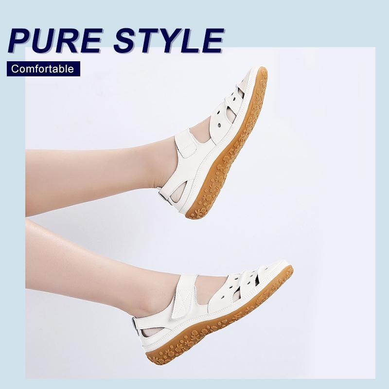 CD | Out Hook Loop Casual Sandale plate pentru femei