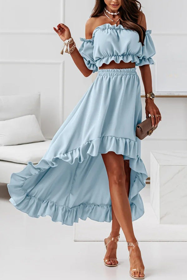 CD | Rochie midi cu umerii deschiși