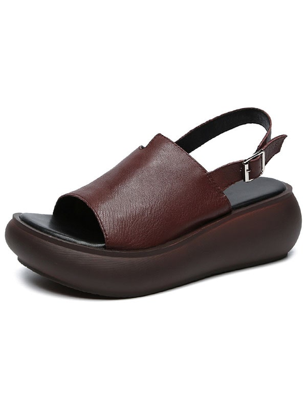 CD | Sandale Toe cu toc wedge pentru femei