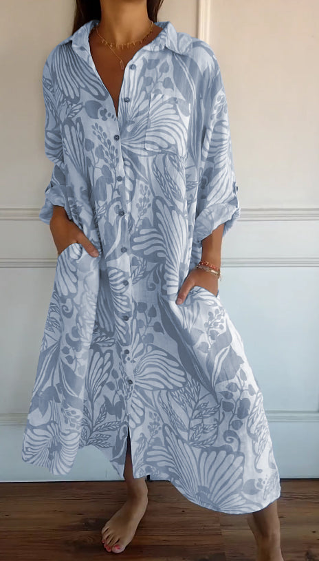 CD | Rochie maxi clasică fluidă