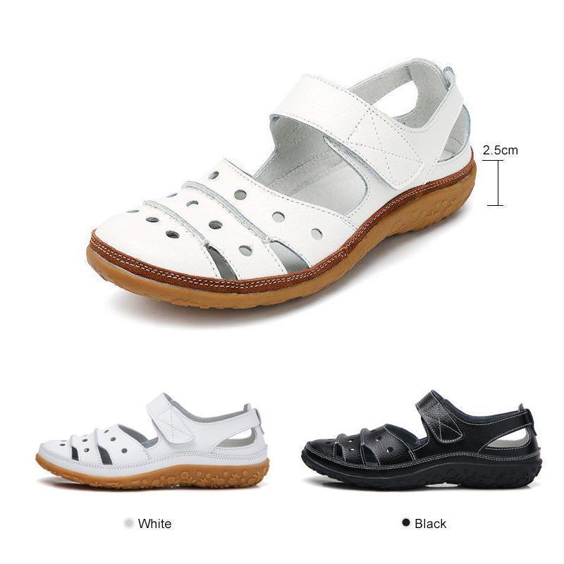 CD | Out Hook Loop Casual Sandale plate pentru femei