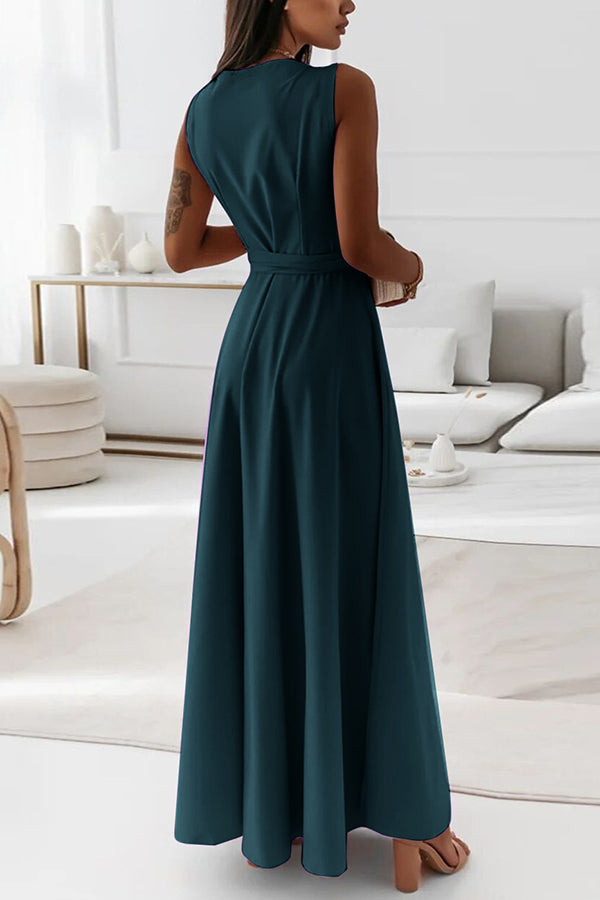 CD | Rochie maxi cu curea Wrap