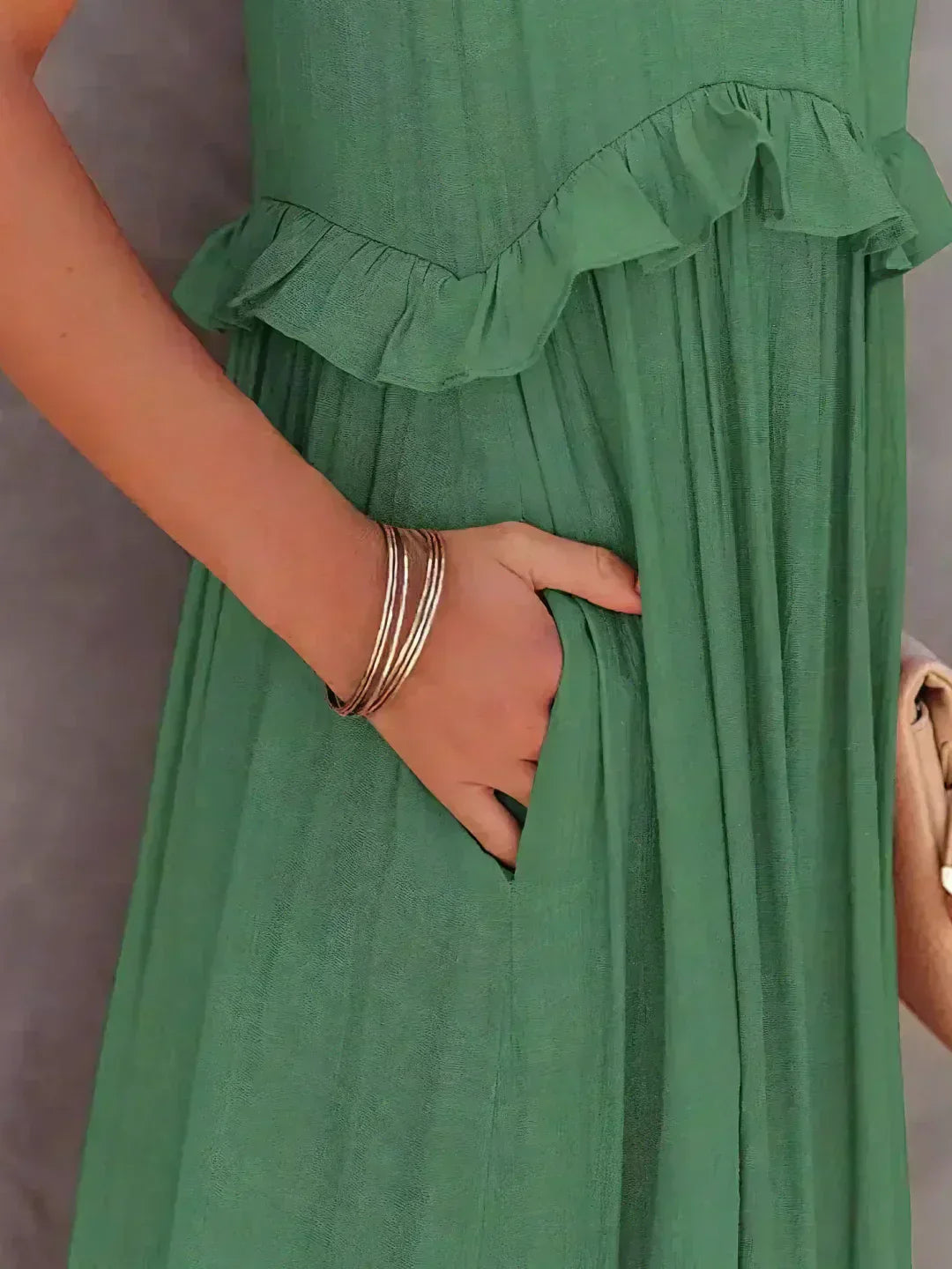 CD | Rochie maxi cu volane Effortless