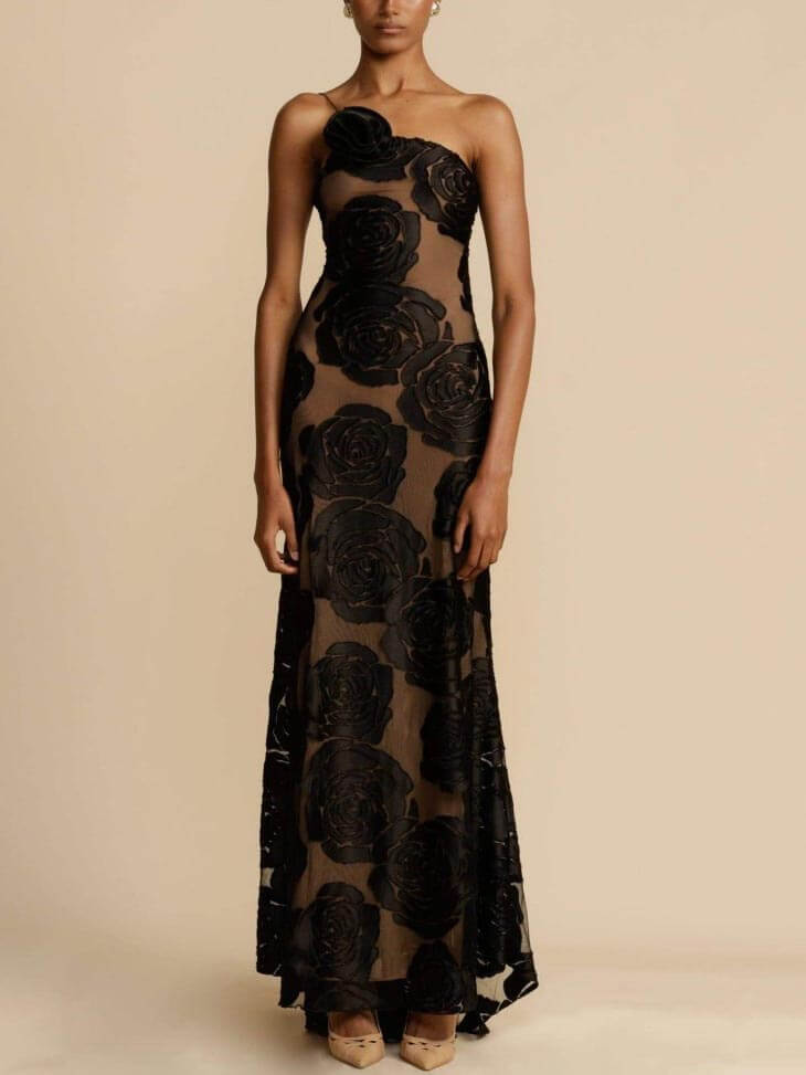 CD | Sara : Rochie maxi cu flori
