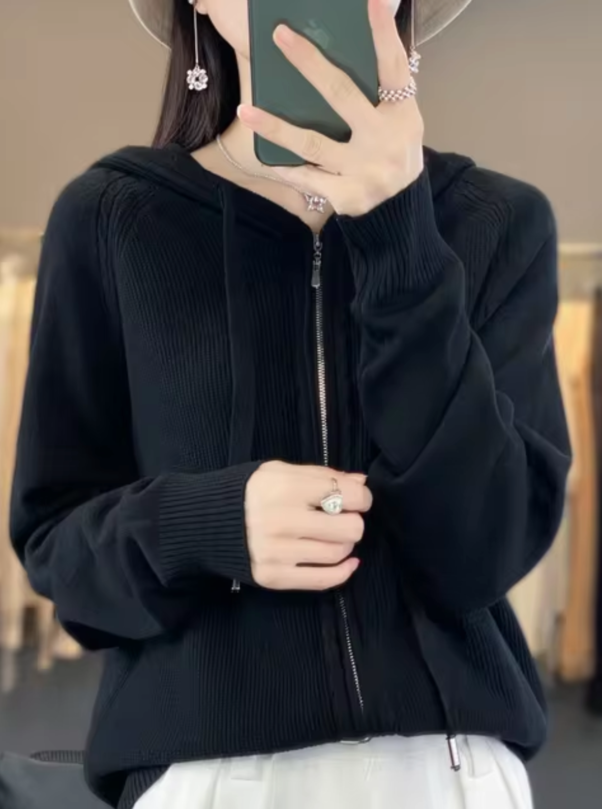 CD | Cardigan de iarnă relaxat și elegant