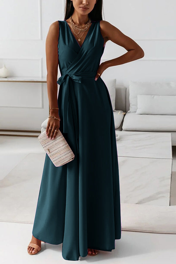 CD | Rochie maxi cu curea Wrap