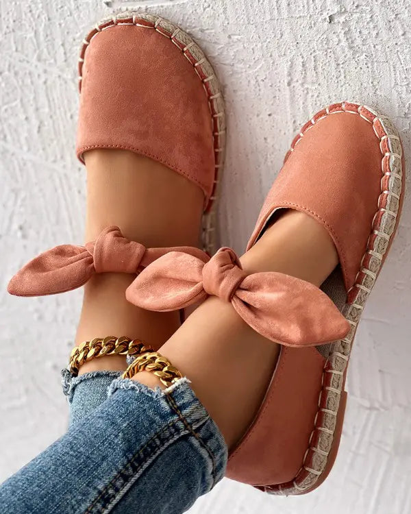 CD | Sandale | Sandale slip-on cu fundiță
