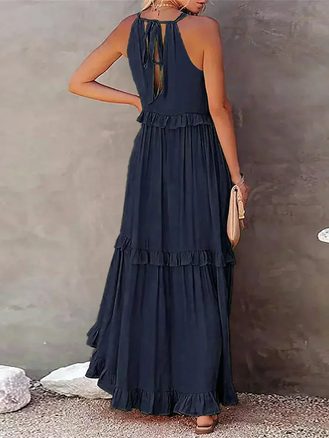CD | Rochie maxi cu volane Effortless