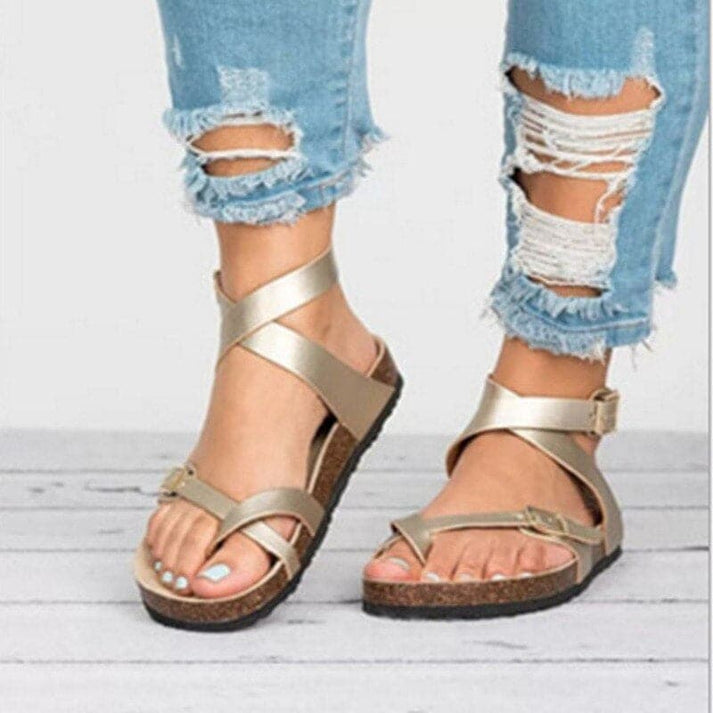 CD | | Sandale elegante cu barete din piele