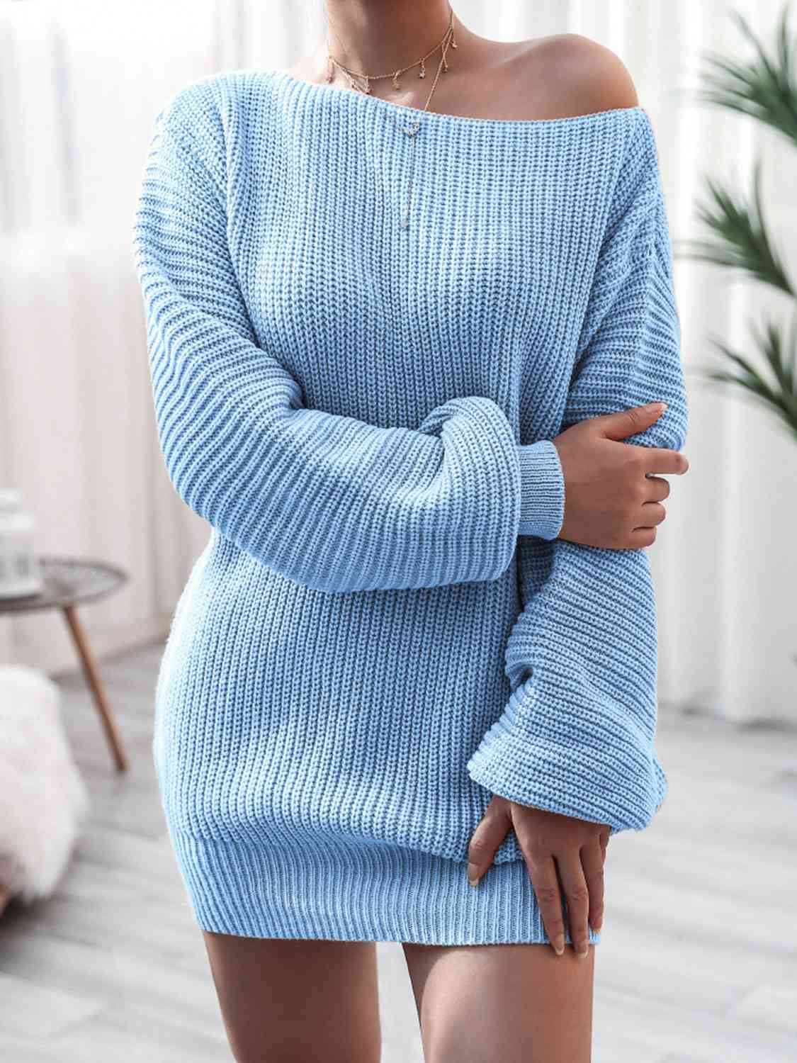 CD | Rochie mini tricotată