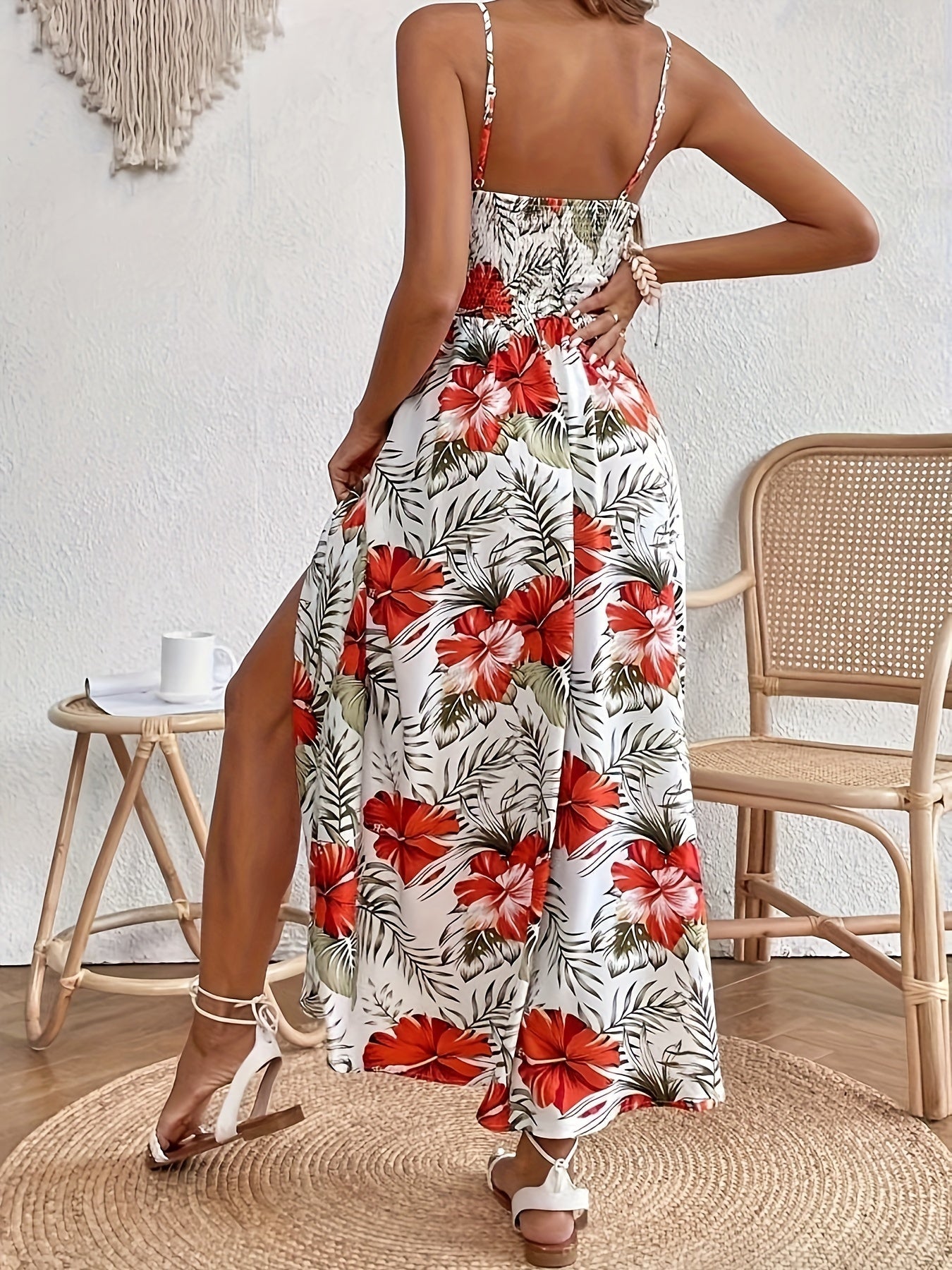 CD | Rochie maxi florală elegantă