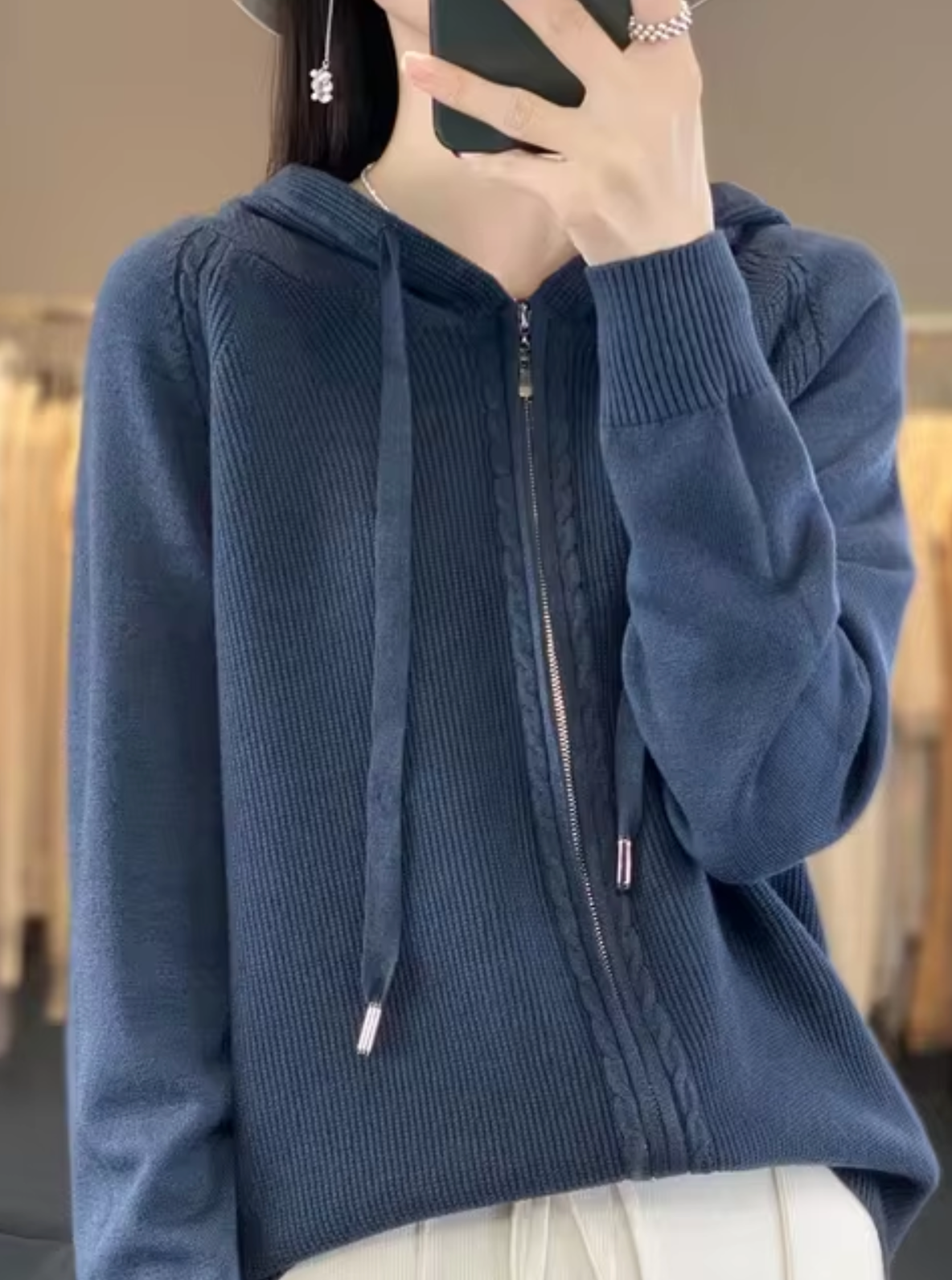 CD | Cardigan de iarnă relaxat și elegant