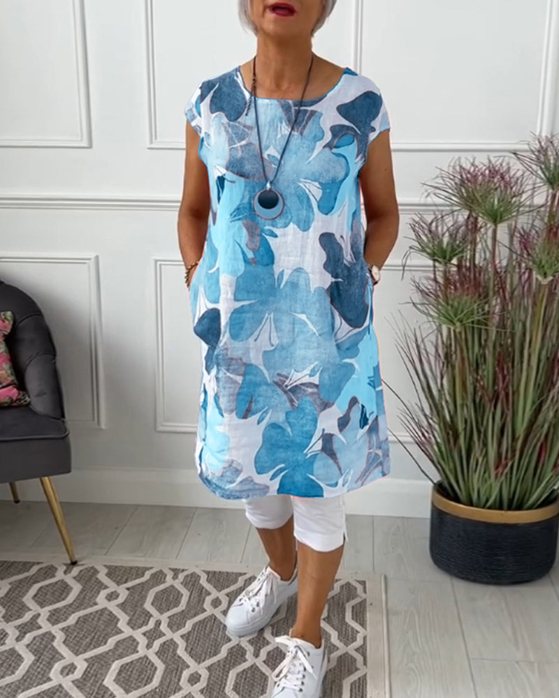 CD - Rochie casual cu flori