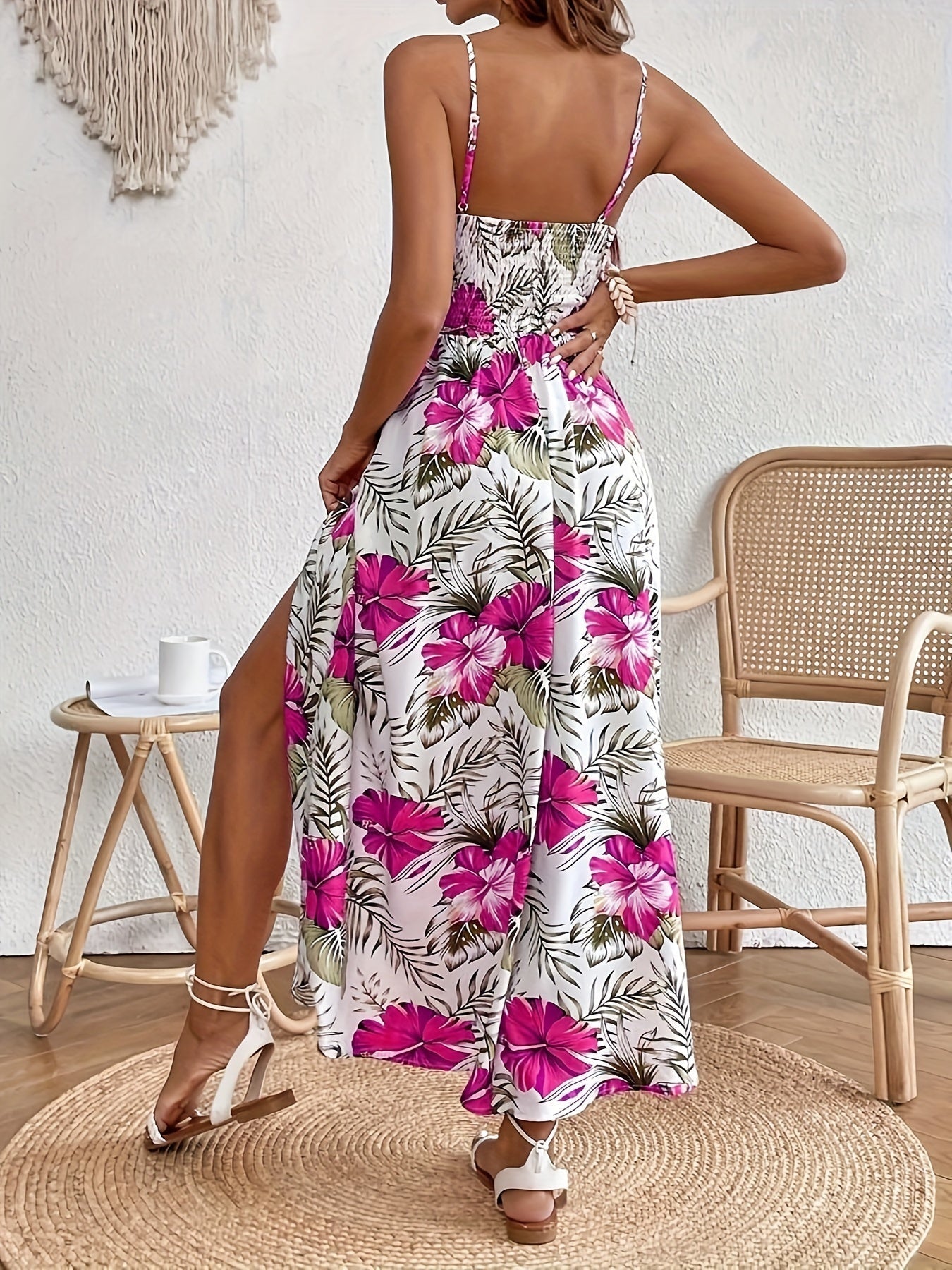 CD | Rochie maxi florală elegantă