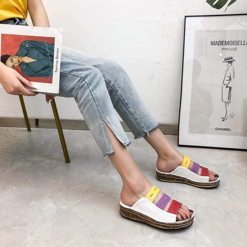 CD | Sandale de sprijin tricolore confortabile pentru femei