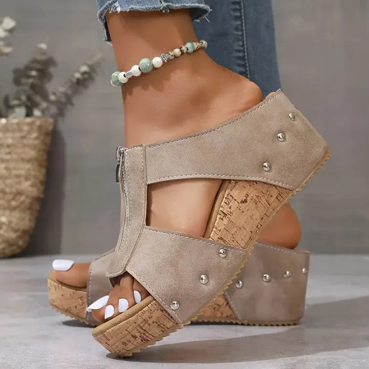 CD | SANDALE WEDGE PENTRU VARA SANDALE ORTO
