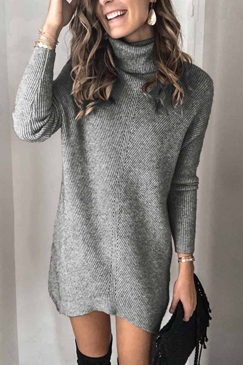 CD | Rochie de iarnă relaxată și elegantă