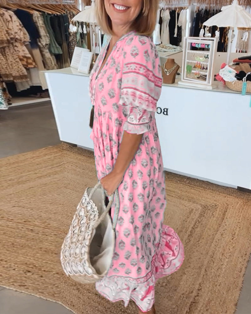 CD | Rochie maxi boho-chic