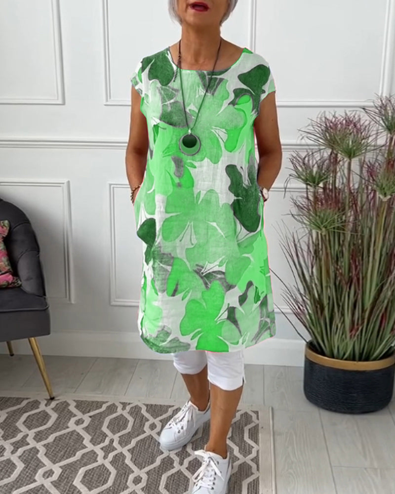 CD - Rochie casual cu flori