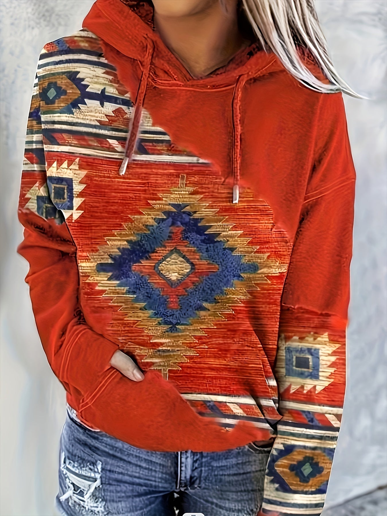 CD | Hanorac cu model aztec