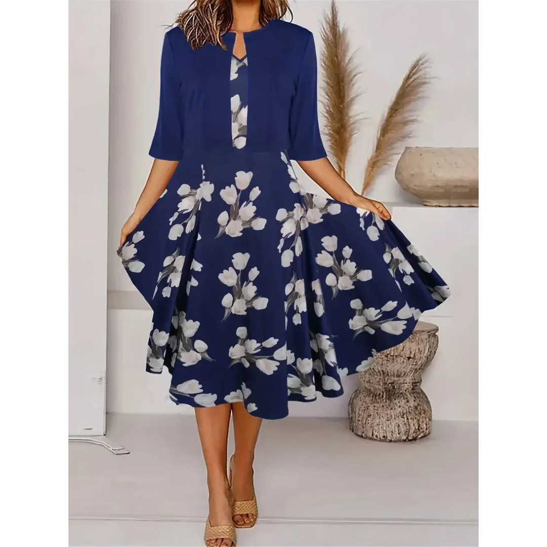 CD | Rochie mini plisată cu mâneci scurte