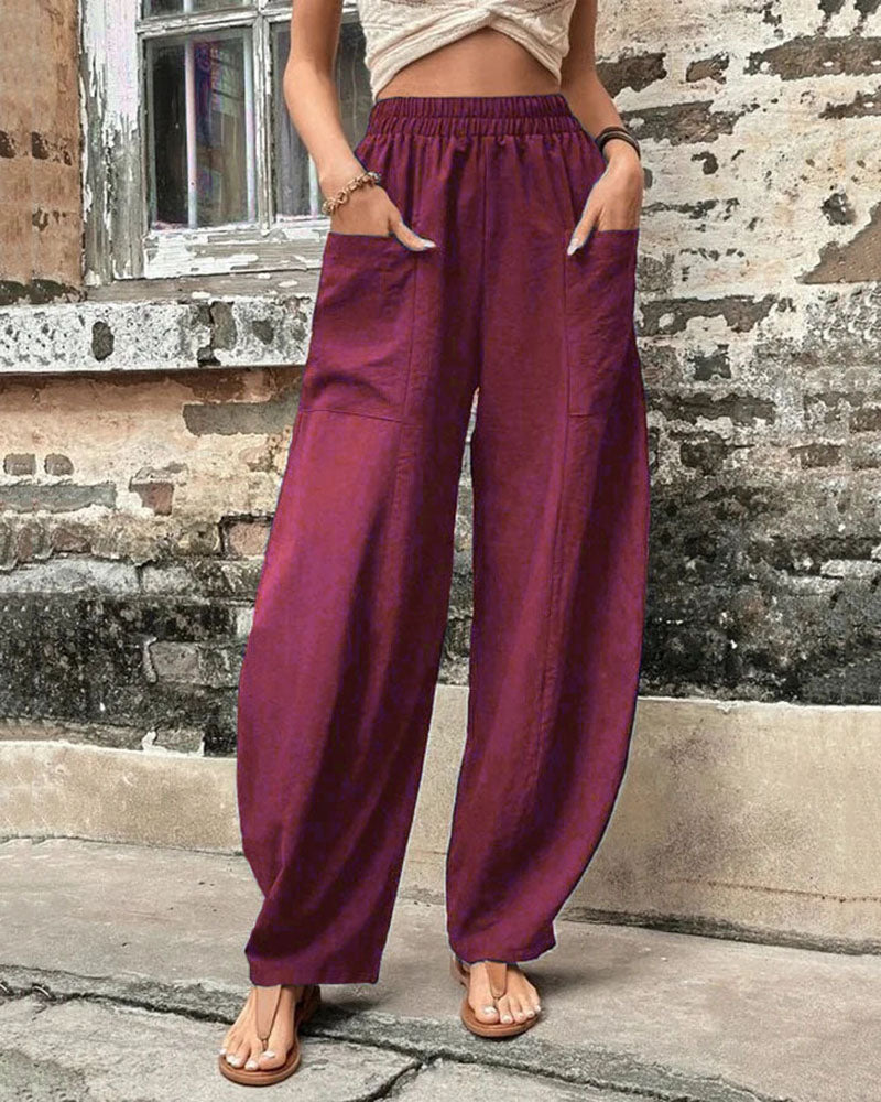 CD | Pantaloni de iarnă relaxați și eleganți