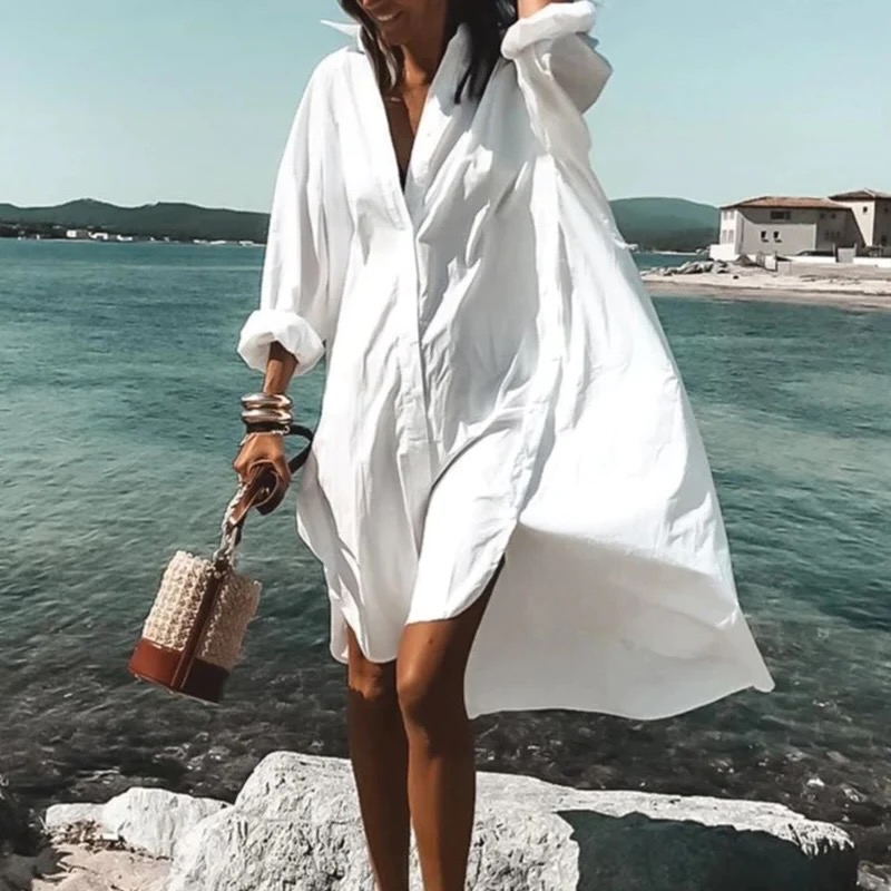 CD | "Nina" Rochie cămașă casual
