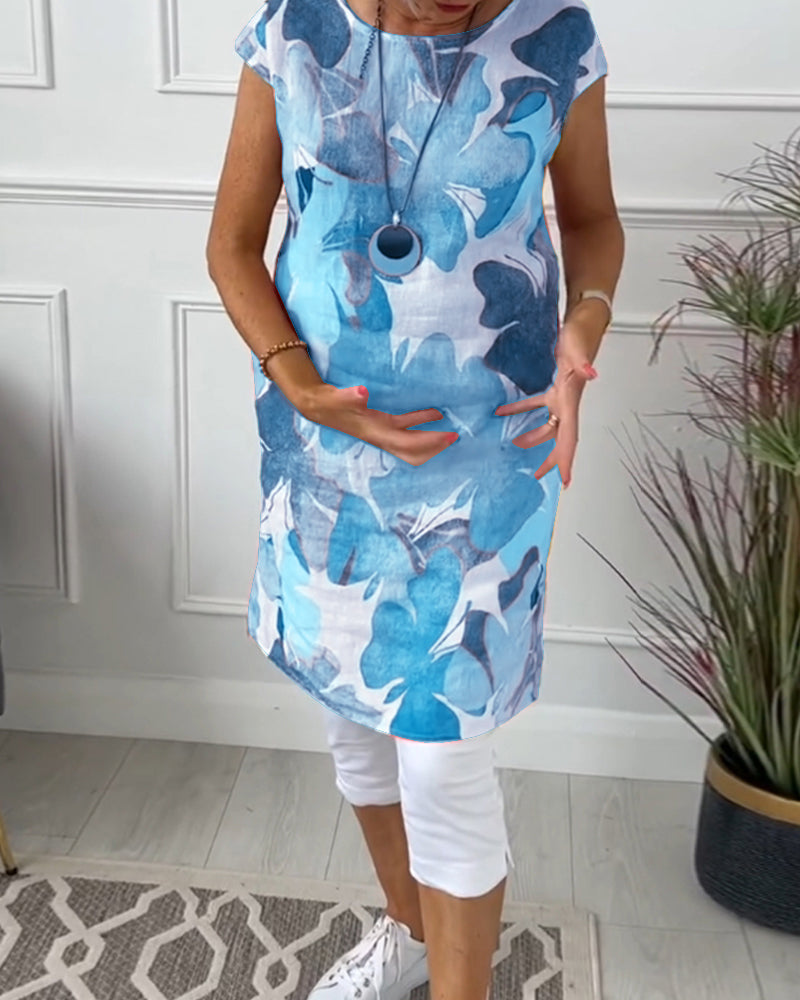 CD - Rochie casual cu flori