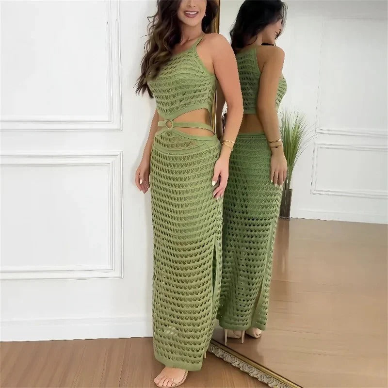 CD | rochie maxi elegantă cu decupaje