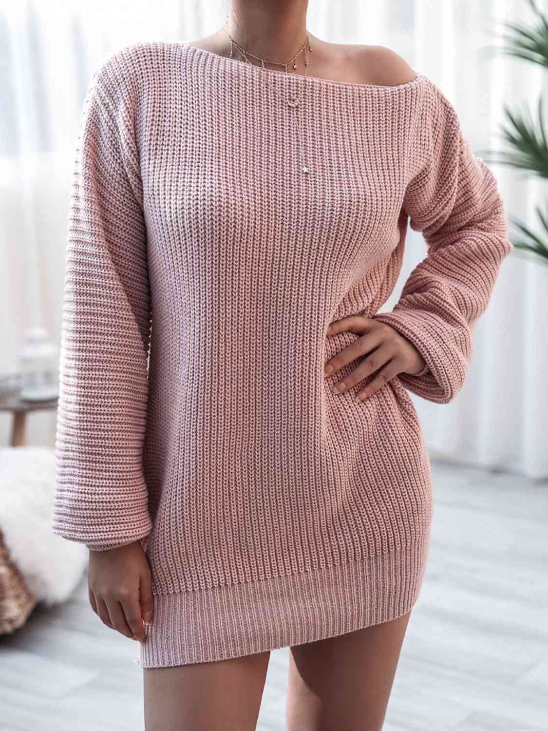 CD | Rochie mini tricotată