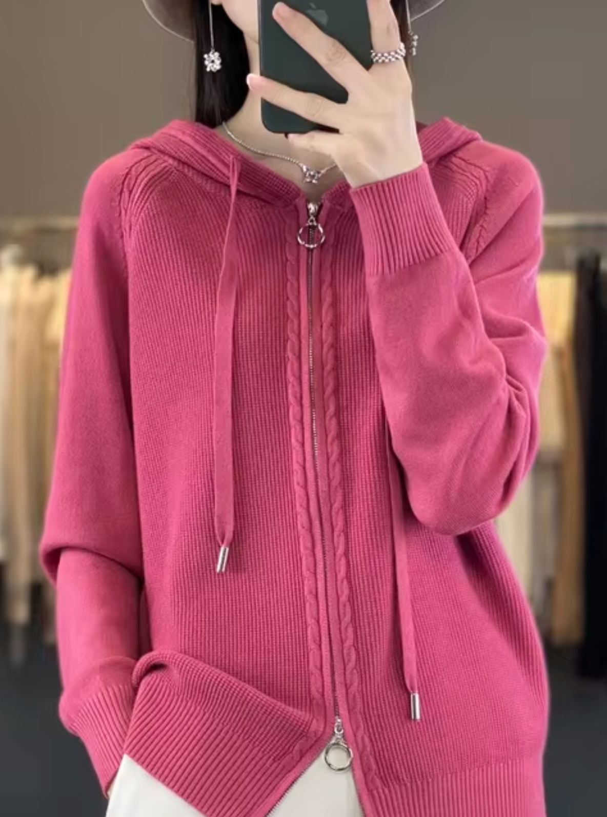 CD | Cardigan de iarnă relaxat și elegant